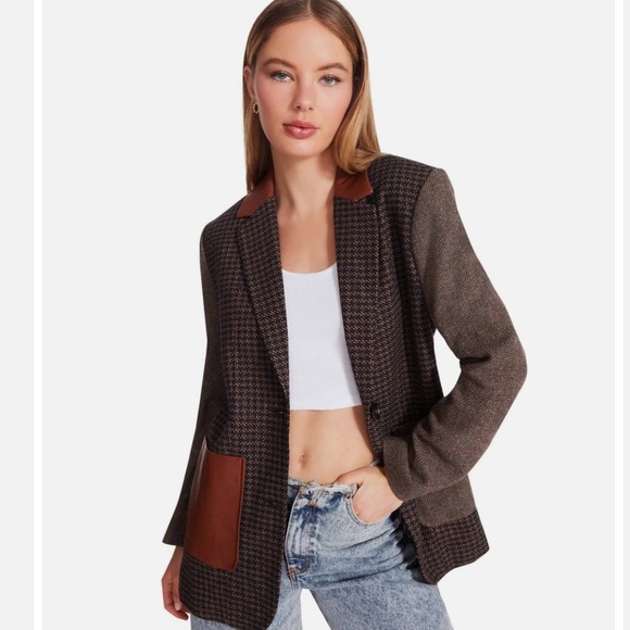 Steve Madden Jackets & Blazers - Steve Madden Kelly mixed media blazer